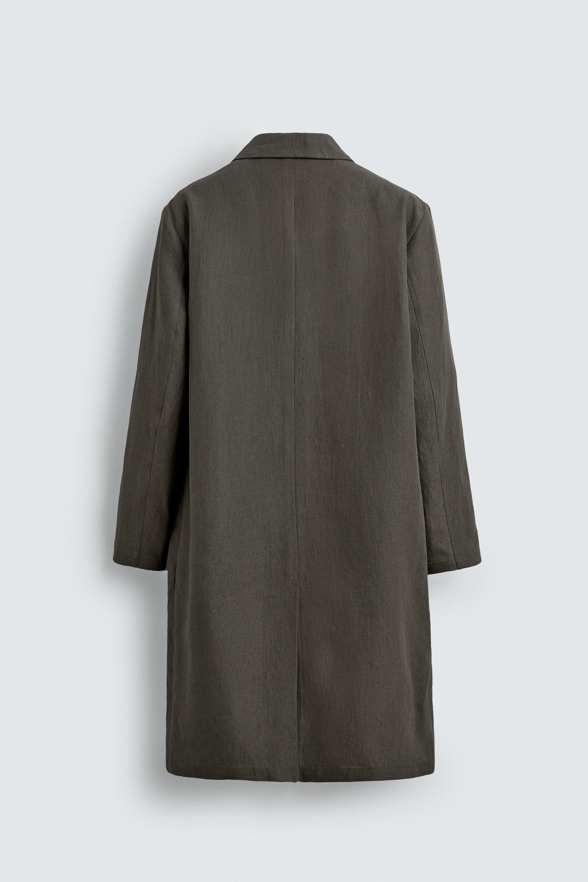 100% LINEN FROCK COAT